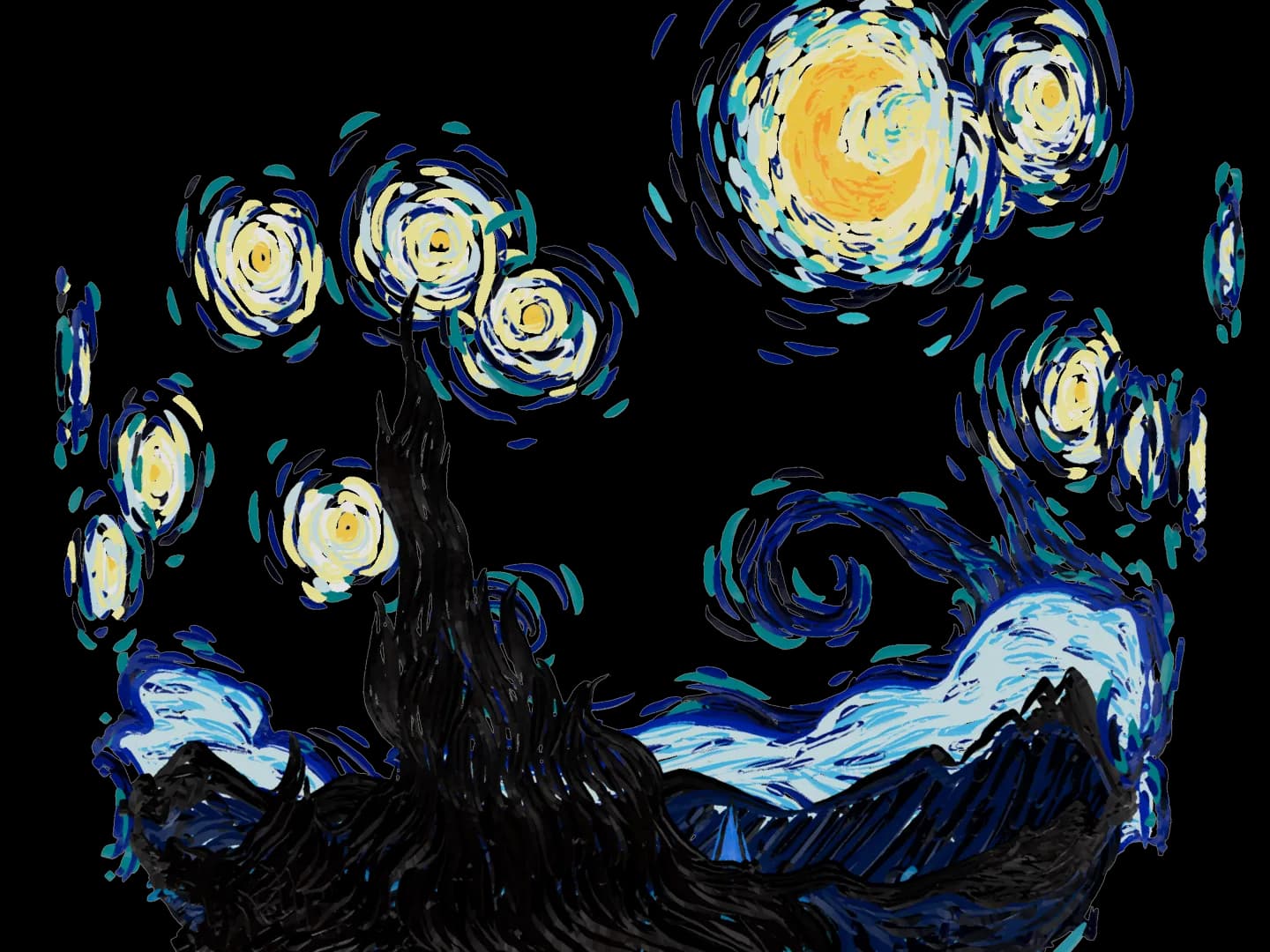 Hologram simulation preview