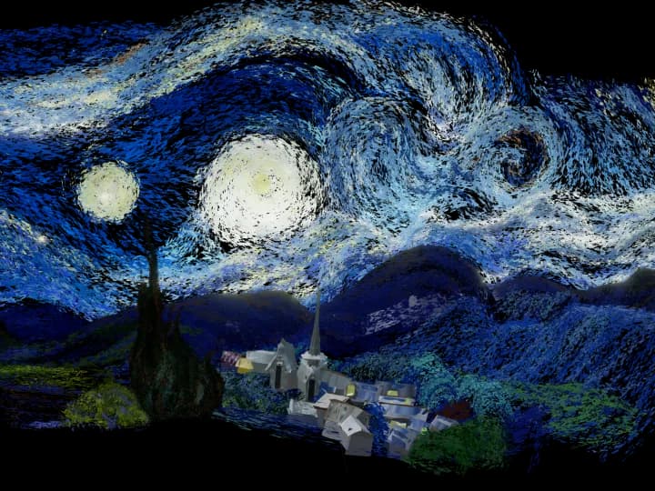 Hologram simulation preview