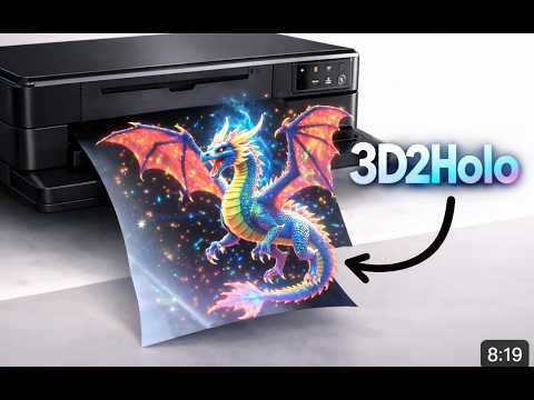 3D2HOLO software holographic photo creation tutorial (Part 1)