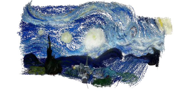 Hologram simulation preview